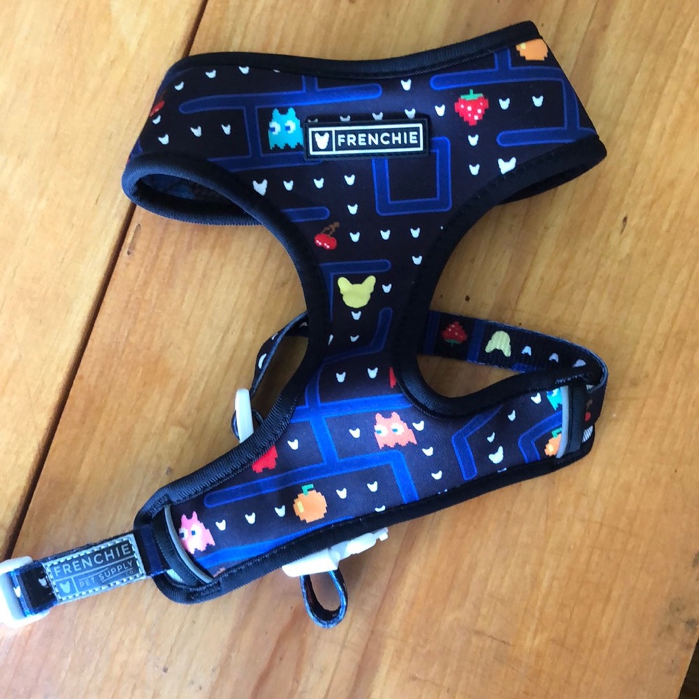 Frenchiestore Pac-Man harness-M